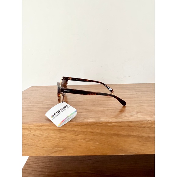 NWT Polaroid Full Rim Cat Eye Sunglasses Brown Unisex PLD 6038/S/X - Picture 5 of 8